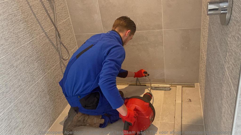 Water loopt langzaam weg? Tijd voor afvoer ontstopping Apeldoorn
