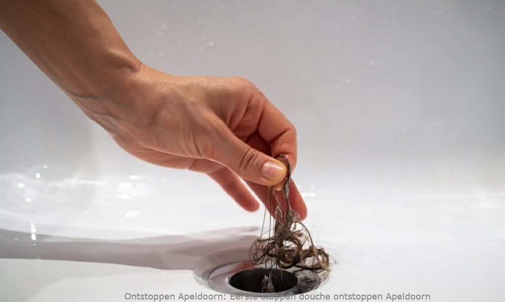 Eerste stappen douche ontstoppen Apeldoorn