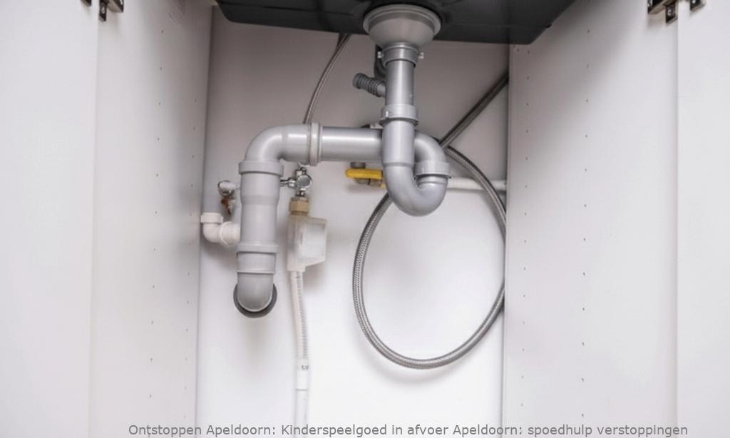 Kinderspeelgoed in afvoer Apeldoorn: spoedhulp verstoppingen