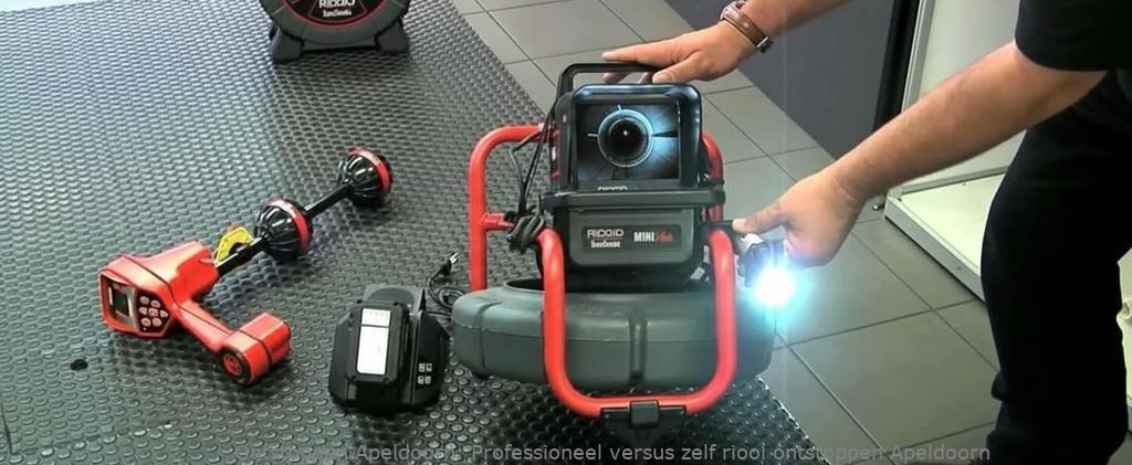 Professioneel versus zelf riool ontstoppen Apeldoorn