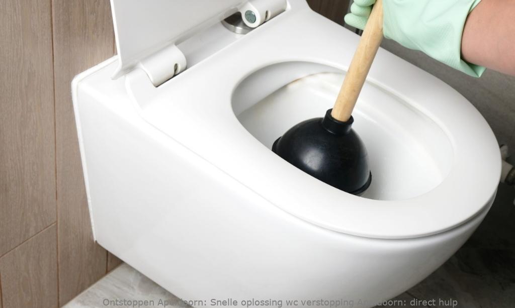 Snelle oplossing wc verstopping Apeldoorn: direct hulp